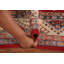 Red Geometric Kazak Oriental Area Rug 6x10