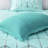 Full/queen Comforter In And Silver Metallic Embroidery Featuring Texture