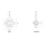 Buckle 1 - Light LED Chandelier-2075061102
