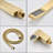 Wall mounted rainfall shower head system shower faucet