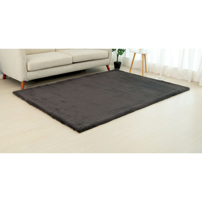 Tapis gris anthracite