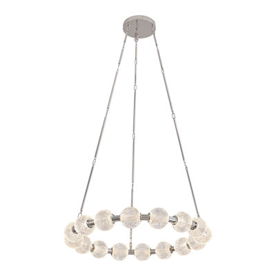 Marni Aluminum/Steel LED Chandelier