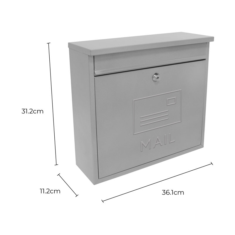 Steel Wall Mounted Letter Box