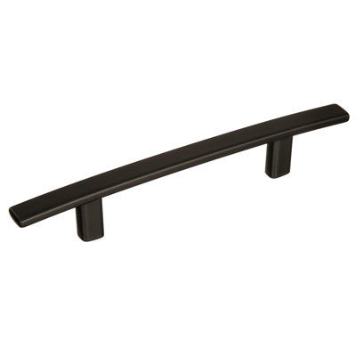 Cyprus 3-3/4 inch (96mm) Center-to-Center Black Bronze Cabinet Pull - 10 Pack