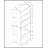 6-Tier Transitional Bookshelf With Adjustable Shelves For Office And Bedroom, Grey Laminate Finish, Durable And Stylish Storage Solution-1639221079-1639221072