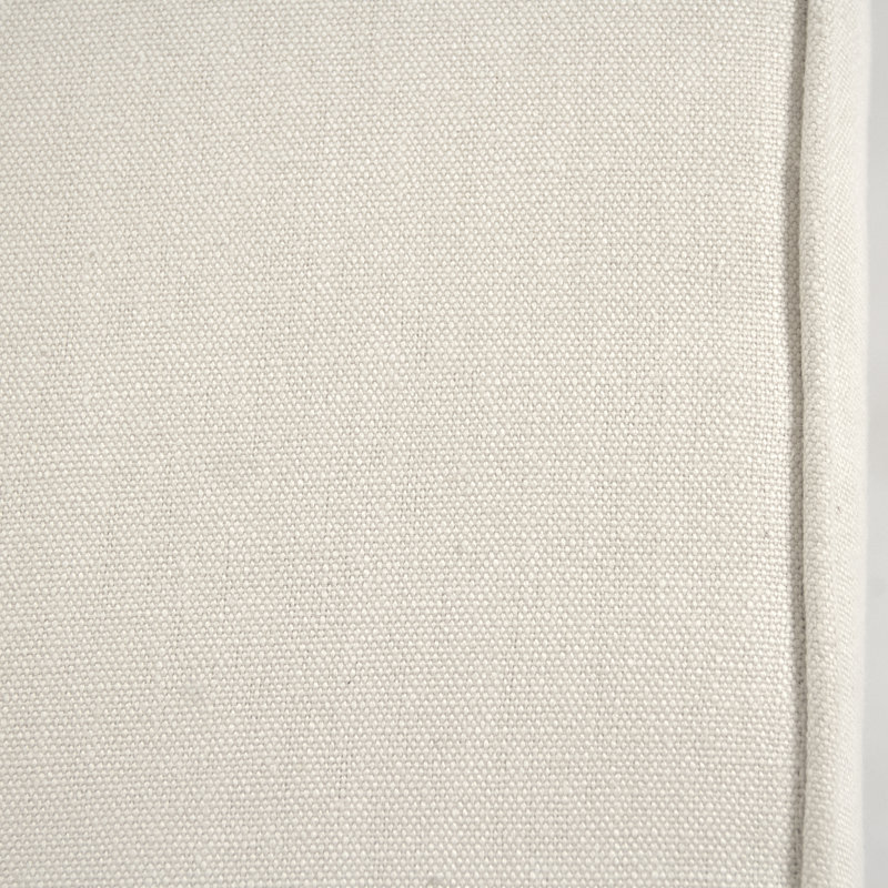 Banc recouverts de tissu d'ameublement, Gris clair /Crème