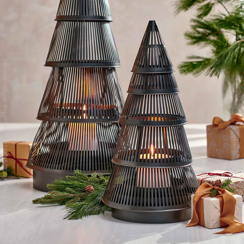 Harjinder Christmas Tabletop Tree, 17.72" H x 8.66" W x 8.66" D
