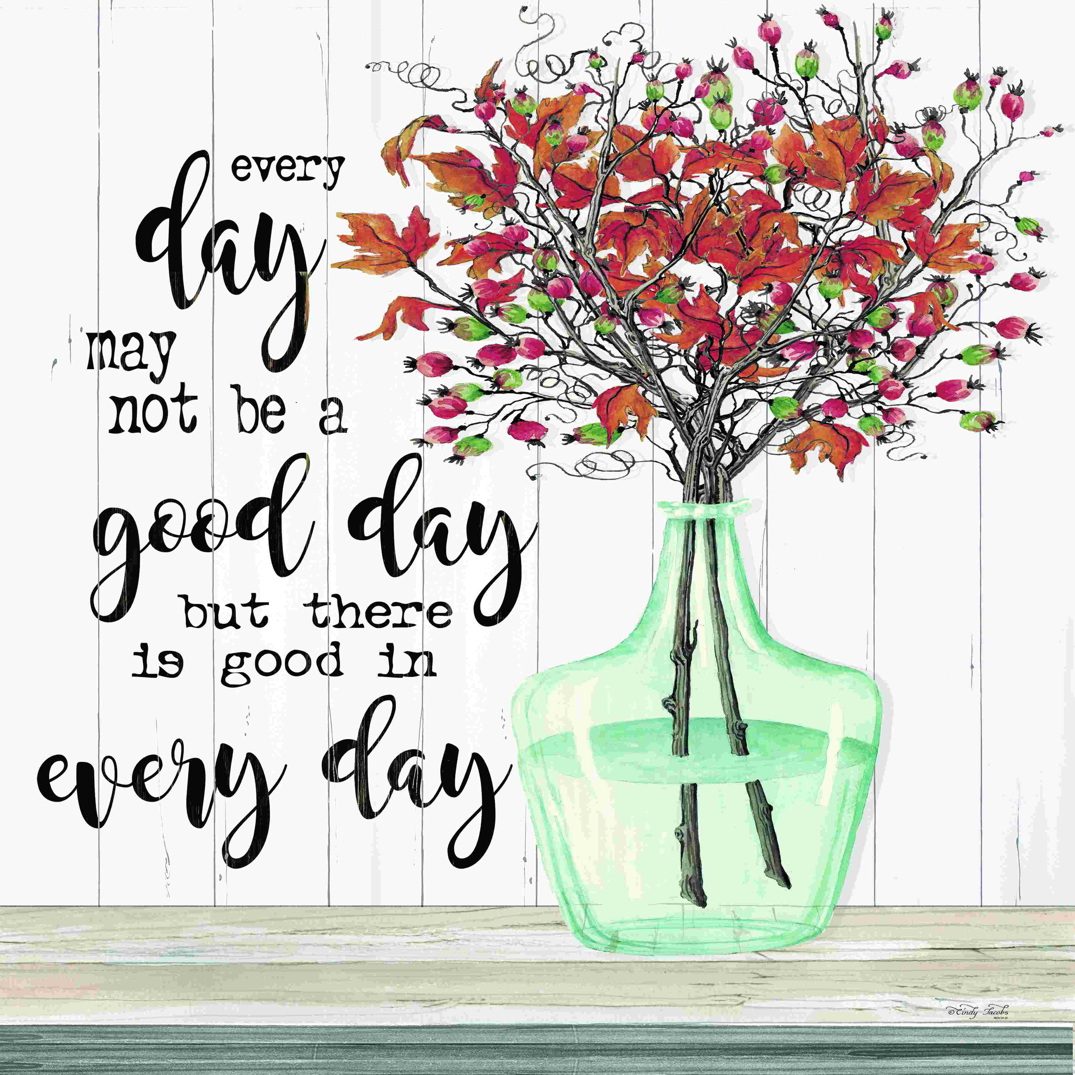 Trinx Good Day in Every Day - Textual Art | Wayfair