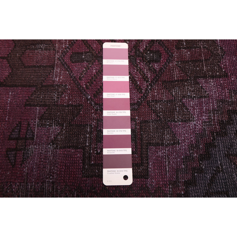 Tapis rose à transition de couleur 3 pi 2 po x 5 pi 3 po
