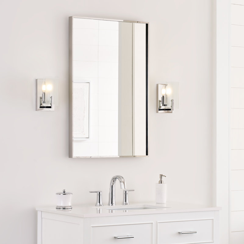 Syll 1 - Light Bath Sconce, Chrome, No
