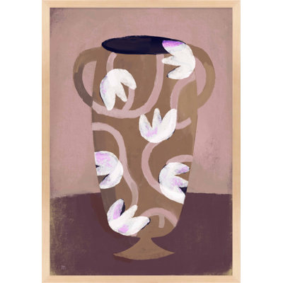 Flowered Vase Print by Marco Marella