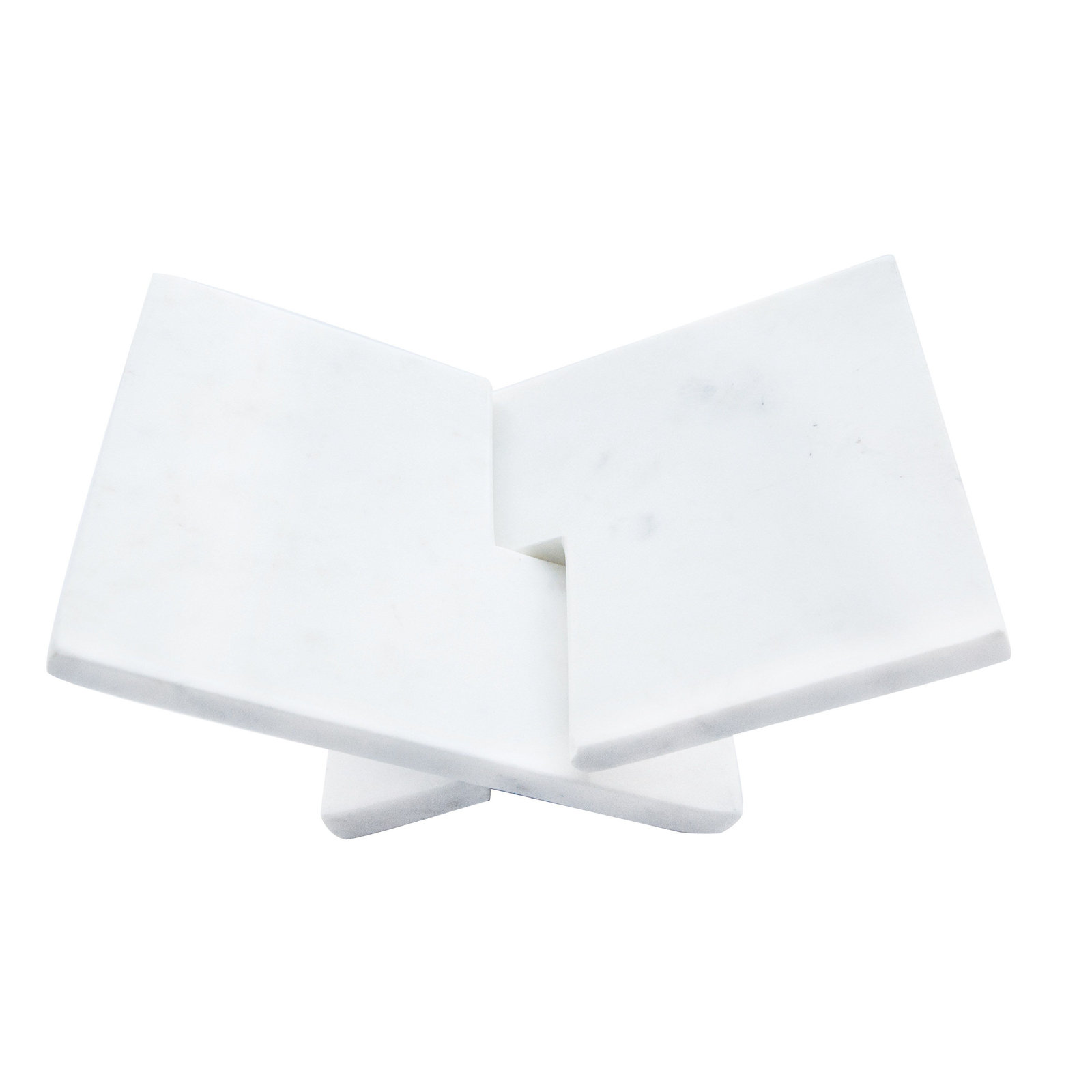 Noya Marble Book Holder, White