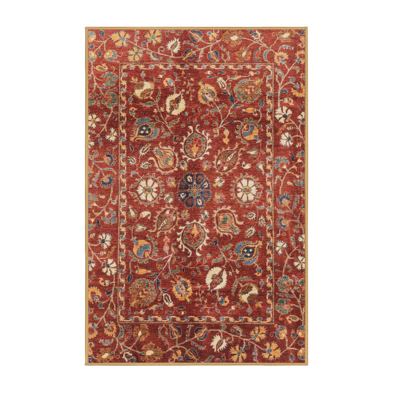 Abstract Indoor Rug, Rectangle 4' x 6'