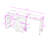 Rolling Kitchen Island with 3 Drawers, Extendable Table, Power Outlet and Storage Cabinet-526189683