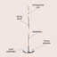 Lampe de table 24 po Tralee