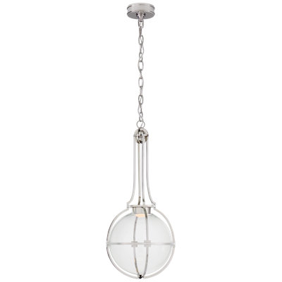 Gracie Medium Captured Globe Pendant by Chapman & Myers 