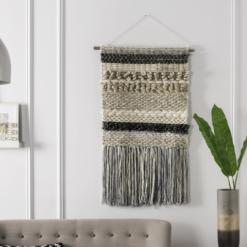 Suspension murale en bois