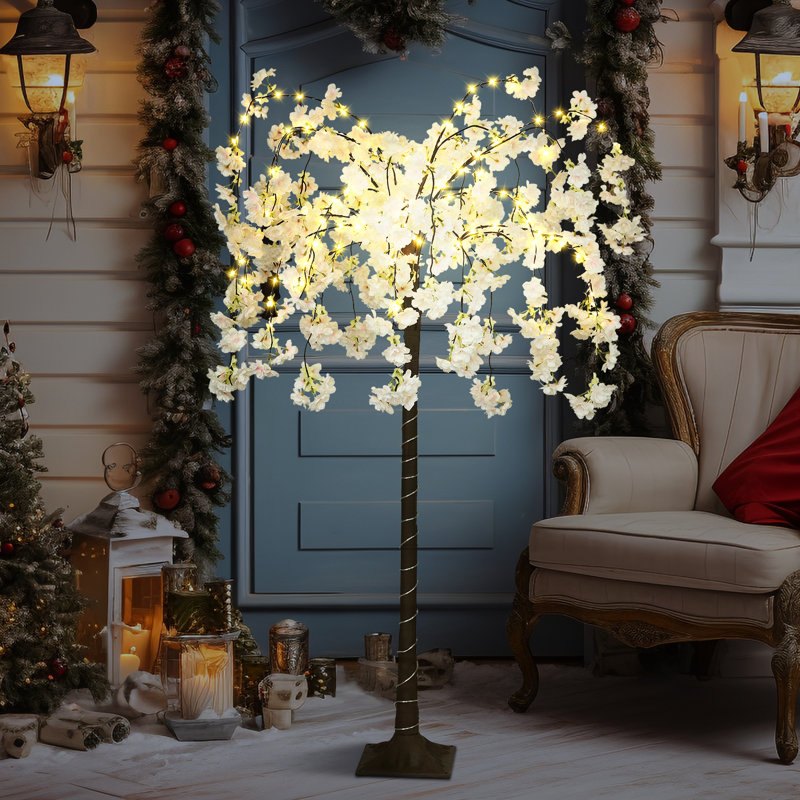 48'' Faux Cherry Blossom Tree