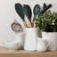 Non-Stick Cooking Utensils, Silicone Kitchen Utensils Set With Natural Acacia Hard Wood Handle, 5 Piece-968445273