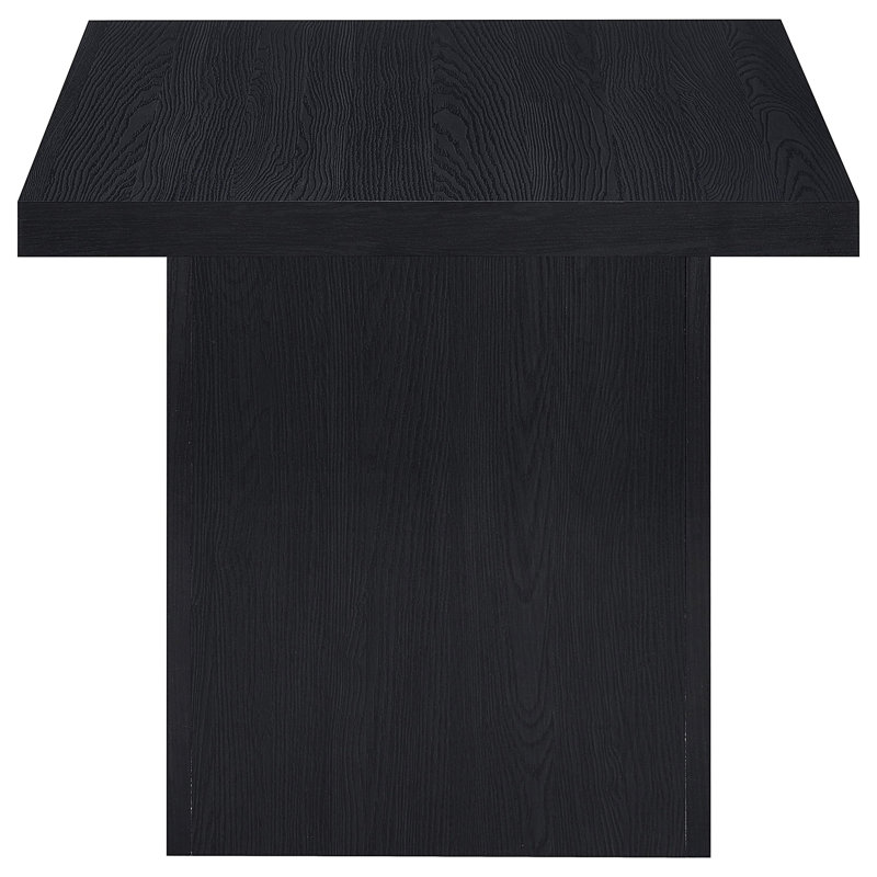 Table de bout carrée noire Exeter (table incluse seulement)