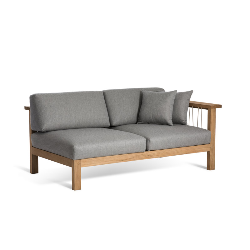 Maro Outdoor 2 - Seat Loveseat, Charcoal Chine