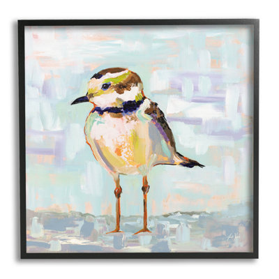" Coastal Plover Patchwork Abstract " by Jeanette Vertentes