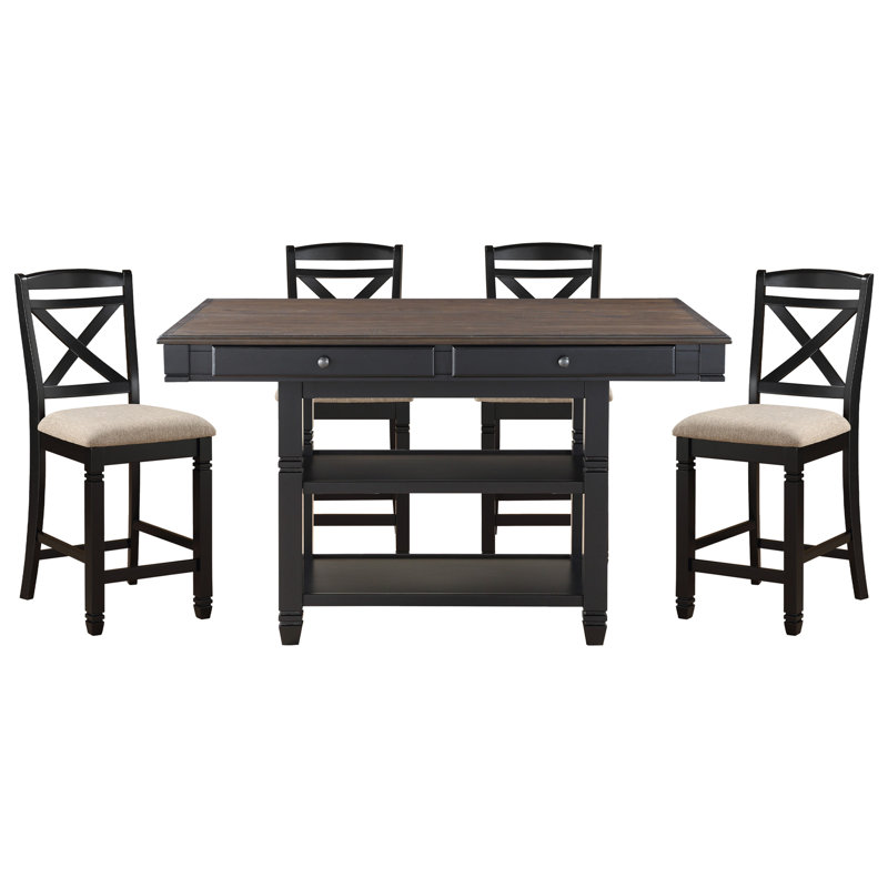 4 Person Counter Height Dining Set