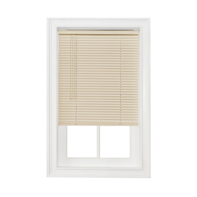 Semi Sheer Horizontal/Venetian Blind, Alabaster, 26"W x 64"L