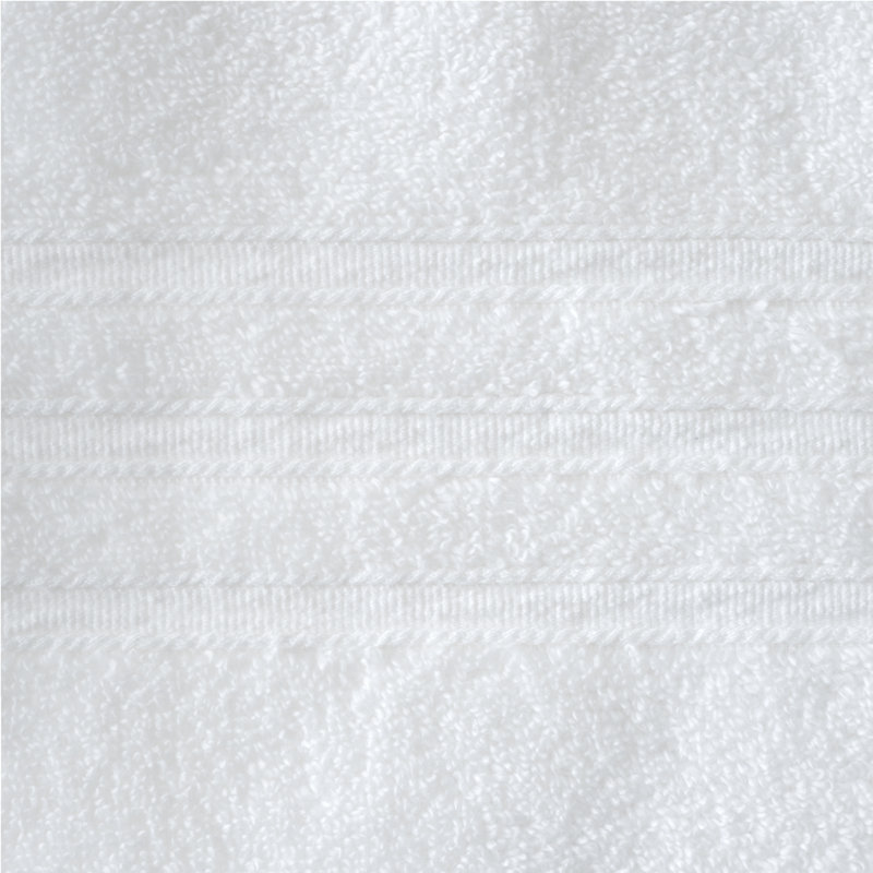 Zero Twist 100% Face Cloth Cotton Towel, White