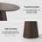 67" Oval Dining Table Pedestal Kitchen Table for 6-375374970