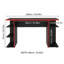 Bureau d'ordinateur l 53,54 po Jeronda-1197041498