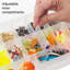 Boîte à outils Stalwart - Organisateur de petites pièces avec tiroirs et compartiments personnalisables pour quincaillerie, matériel de pêche, perles ou artisanat-33893534