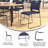 881 lb. Capacity Sled Base Stack Chair with Carry Handle and Air-Vent Back-74931501