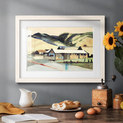 Méandre encadré sur toile