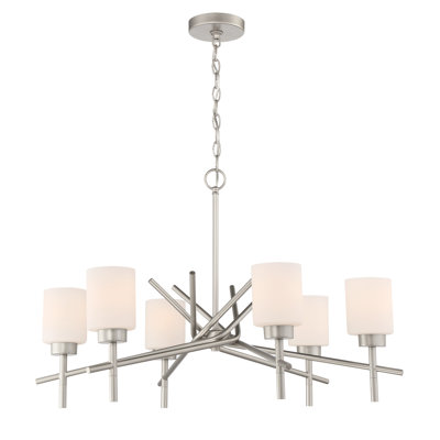 Lustre classique unique à 6 lumières Nedelia