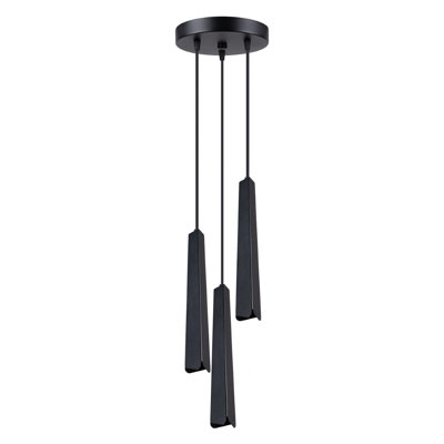 Bibianna 3 - Light Stainless Steel Pendant