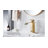 Waterfall Single Handle Single Hole Low-Arc Bathroom Faucet Drip-Free Vanity Sink Faucet With Drain Kit-116078967