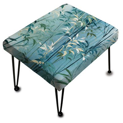 Natures Botanical Ferns Jungle Harmony I - Botanical Rectangle Ottoman