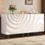 Ensemble d'armoire buffet 63 ", blanc, salle à manger