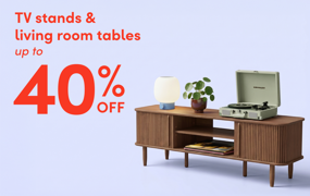 TV stand & living room table clearance
