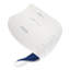 Soutien lombaire et dorsal correcteur de posture assise - Coussin de dossier léger et confortable pour la maison et le bureau (bleu)