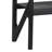 Metivier Solid Mango Wood Console Table, Black