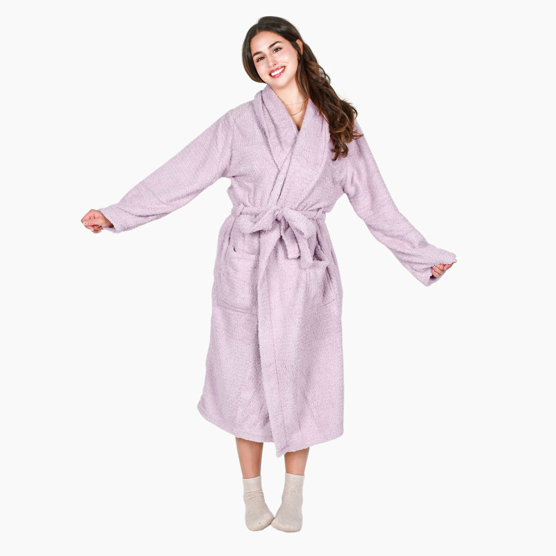 Peignoir avec poche Tirrinia, H 45,3 po x l 26,8 po, Mauve