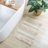 Woven Texture Stripe Bath Rug 22X58"