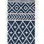 Tapis bleu marine / ivoire Metro 460-485161908