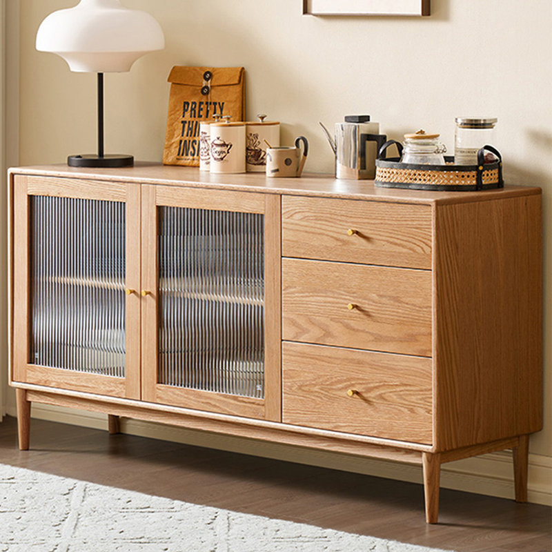 Buffet Modern Burlywood, H 31,89 po x l 47,24 po x P 15,75 po