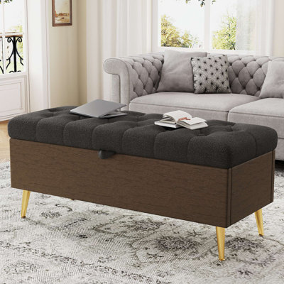 Banc de rangement avec repose-pieds Modern