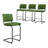 26.77'' PU Faux Leather Upholstered Counter & Bar Stool With Metal Frame-122601275