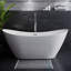 Baignoire autoportante double Ivy 60 po