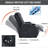PU Linfinite Position Up To 350 LBS Power Lift Recliner Chair For Elderly, Heavy Duty Motion Mechanism With 8-Point Vibration Massage And Lumbar Heating, USB Charging Port, Cup Holders